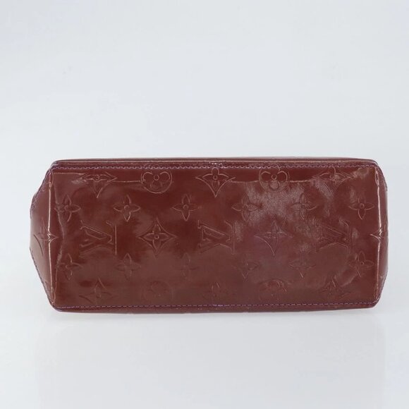 LOUIS VUITTON Monogram Vernis Reade PM Hand Bag Viole M91089 LV Auth 150037 - Picture 7 of 16